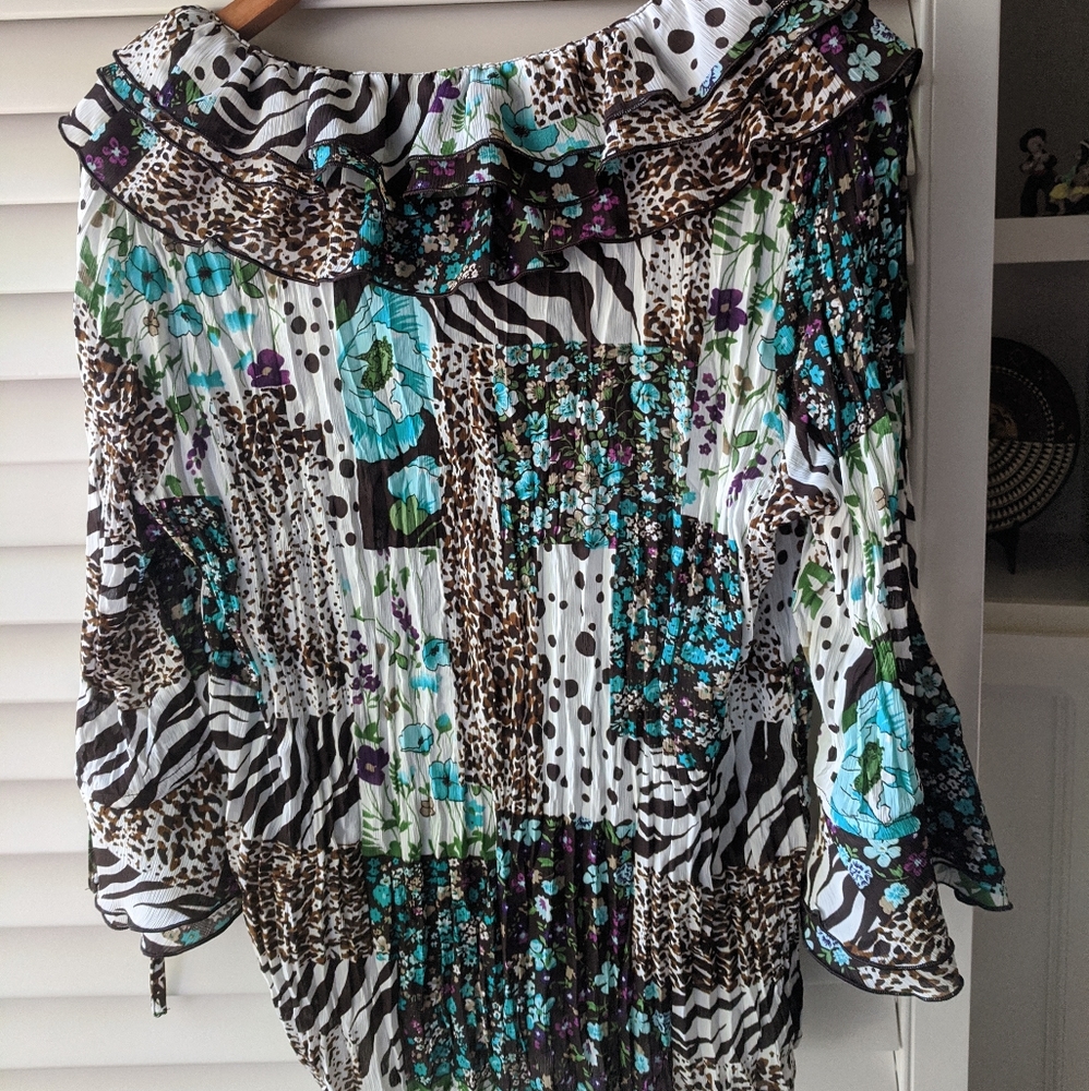Dressbarn Multicolor Blouse - Picture 2 of 4